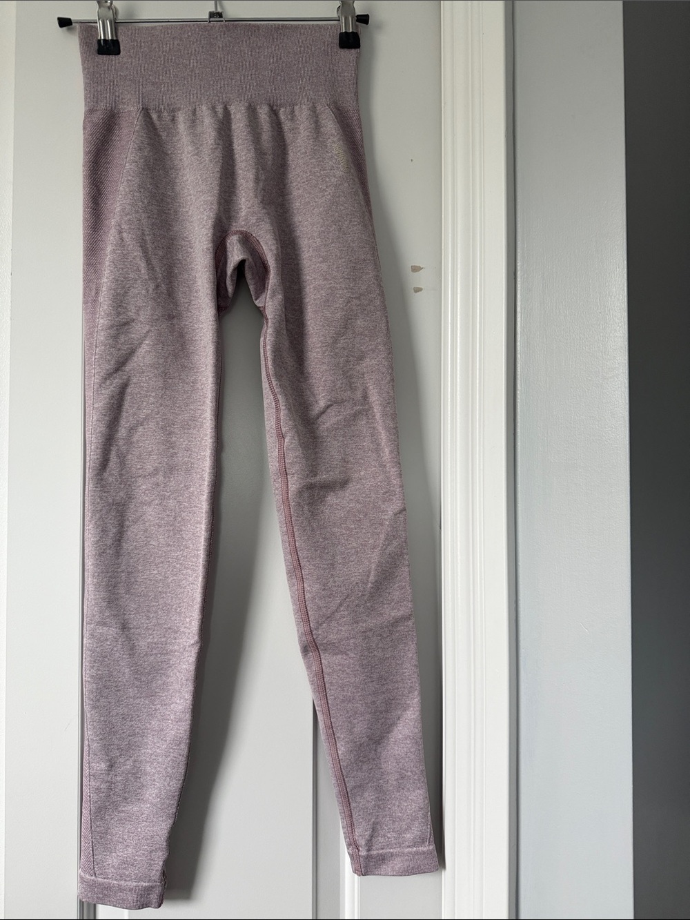 Gymshark Dusty Pink Heather High-Waist Leggings